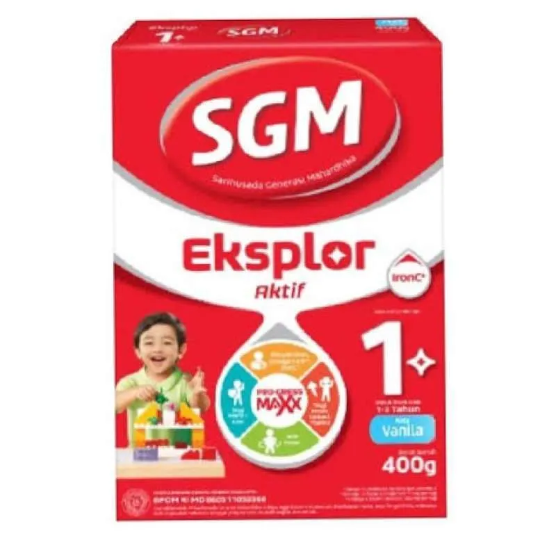 SGM Eksplor 1+ 1-3 Tahun Madu 400GR