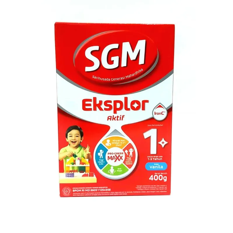SGM Eksplor 1+ 1-3 Tahun Vanila 400GR