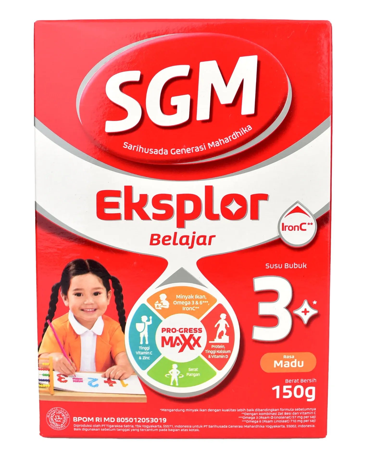 SGM Eksplor 3+ Madu 150GR