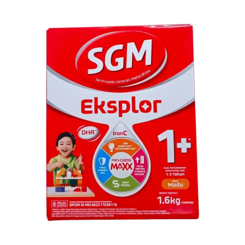 SGM Eksplor 1+ 1-3 Tahun Madu 1.6KG