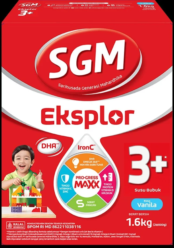SGM Eksplor 3+ Madu 1.6KG