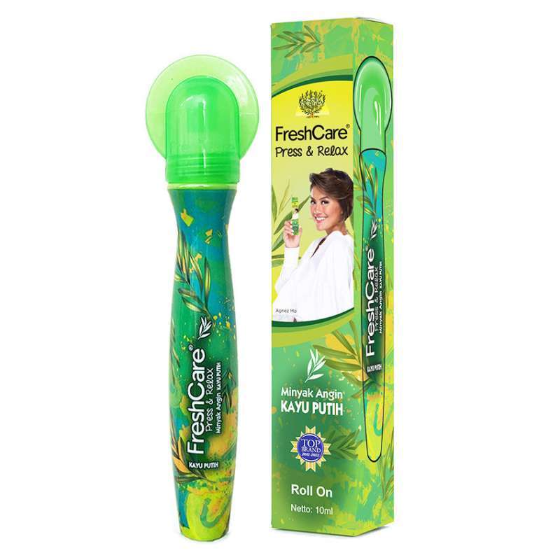 Frescare Pres&Relax Minyak Angin Kayu Putih Roll On 10ML