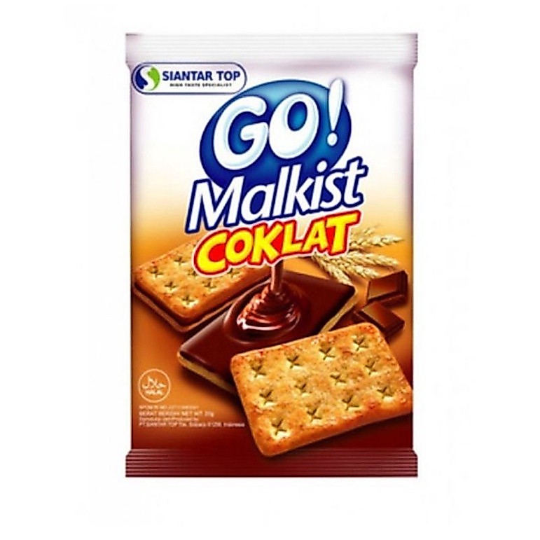 Siantar Top Go Malkist Cokelat 10x10GR