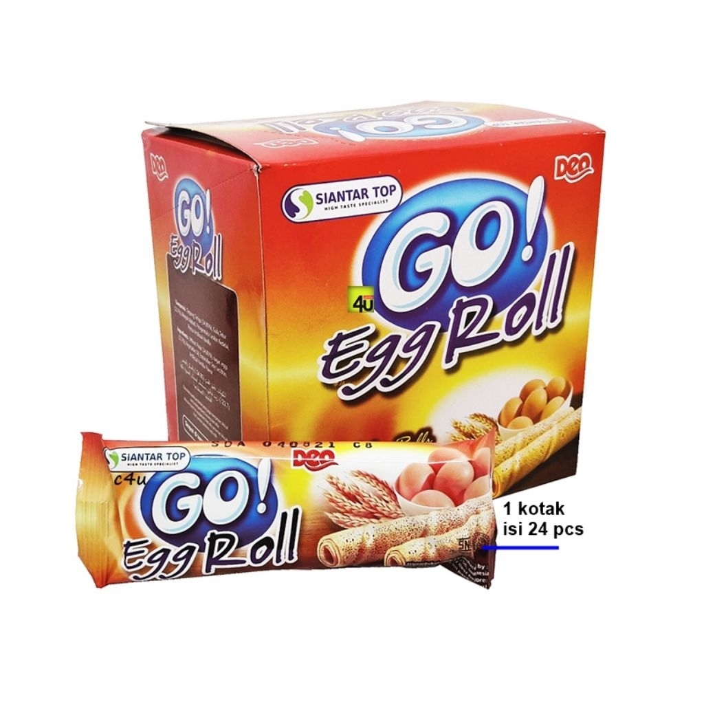 Siantar Top Go Egg Roll 24X6GR