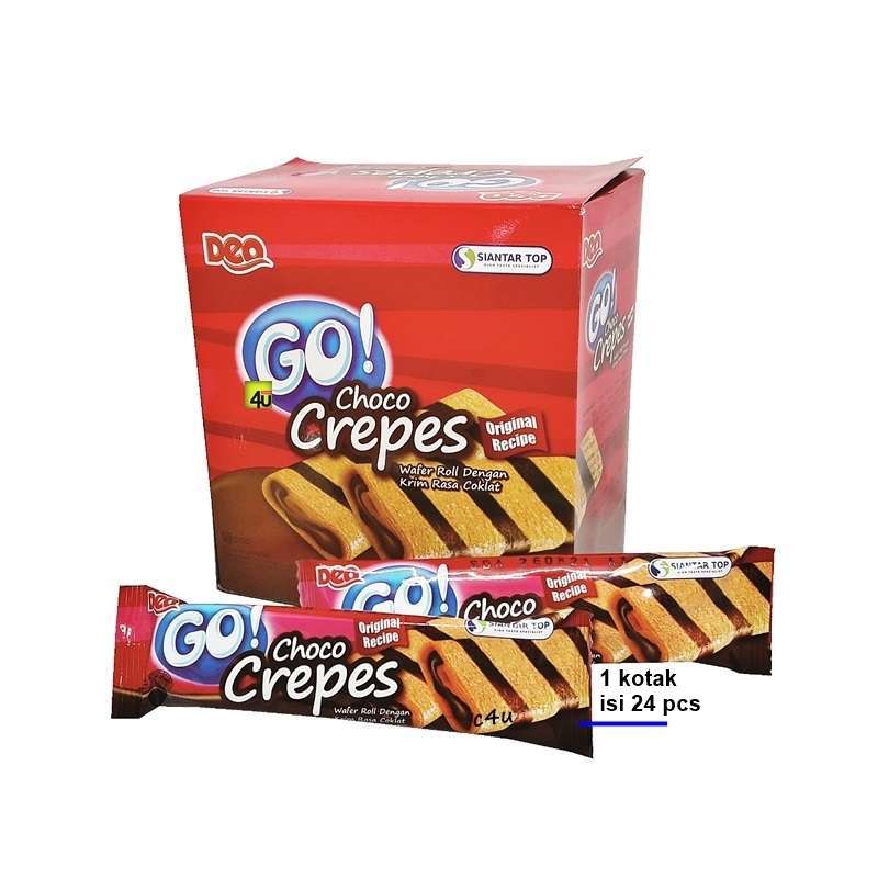 Siantar Top Go Choco Crepes Coklat 24X6GR
