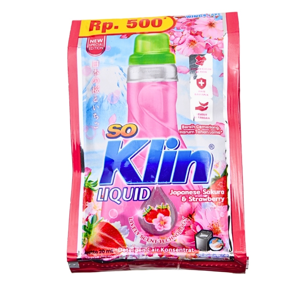So Klin Liquid Japanse Sakura & Strawberry 12+1x22GR