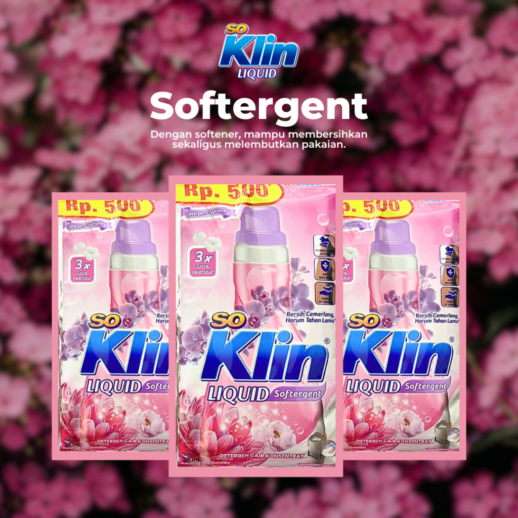 So Klin Liquid Detergen + Softener 12+1x22GR