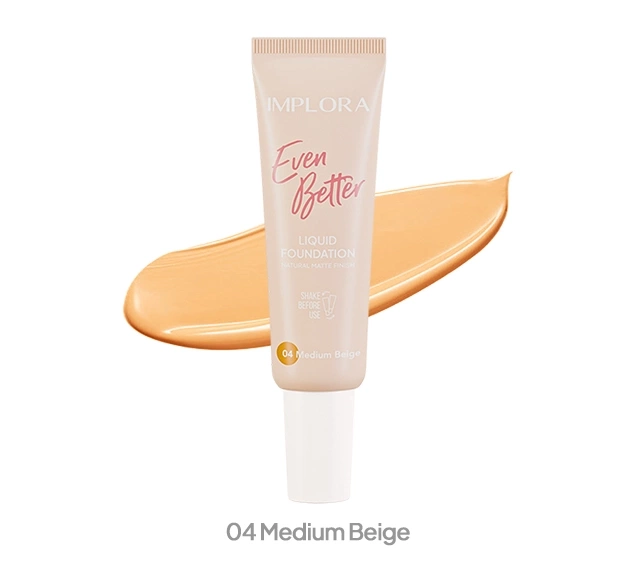 Implora Even Better Liquid Foundation Medium Beige 04