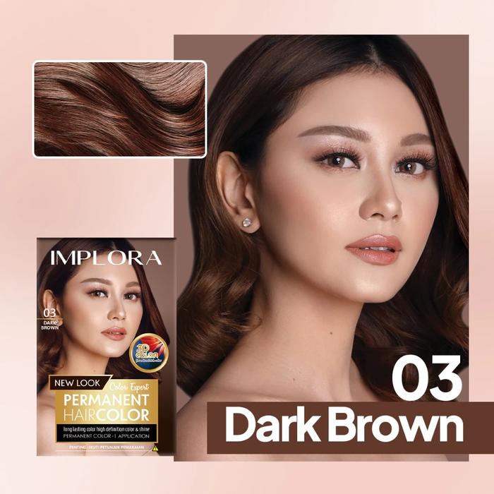 Implora Hair Color Dark Brown