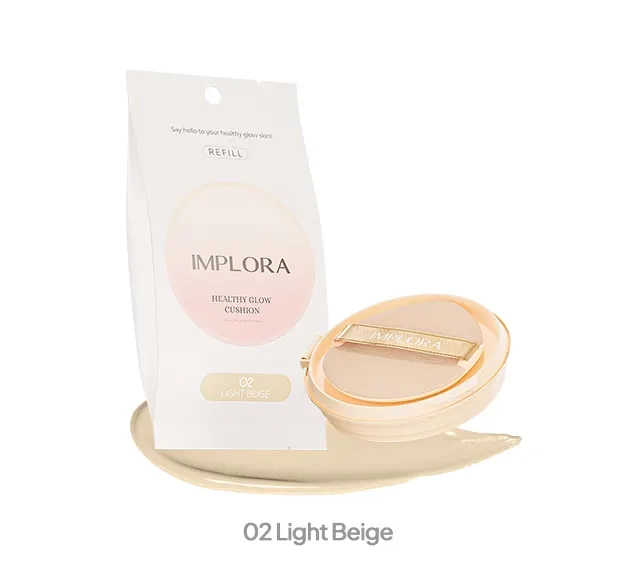 Implora Healthy Glow Cushion Ref Light Beige 02
