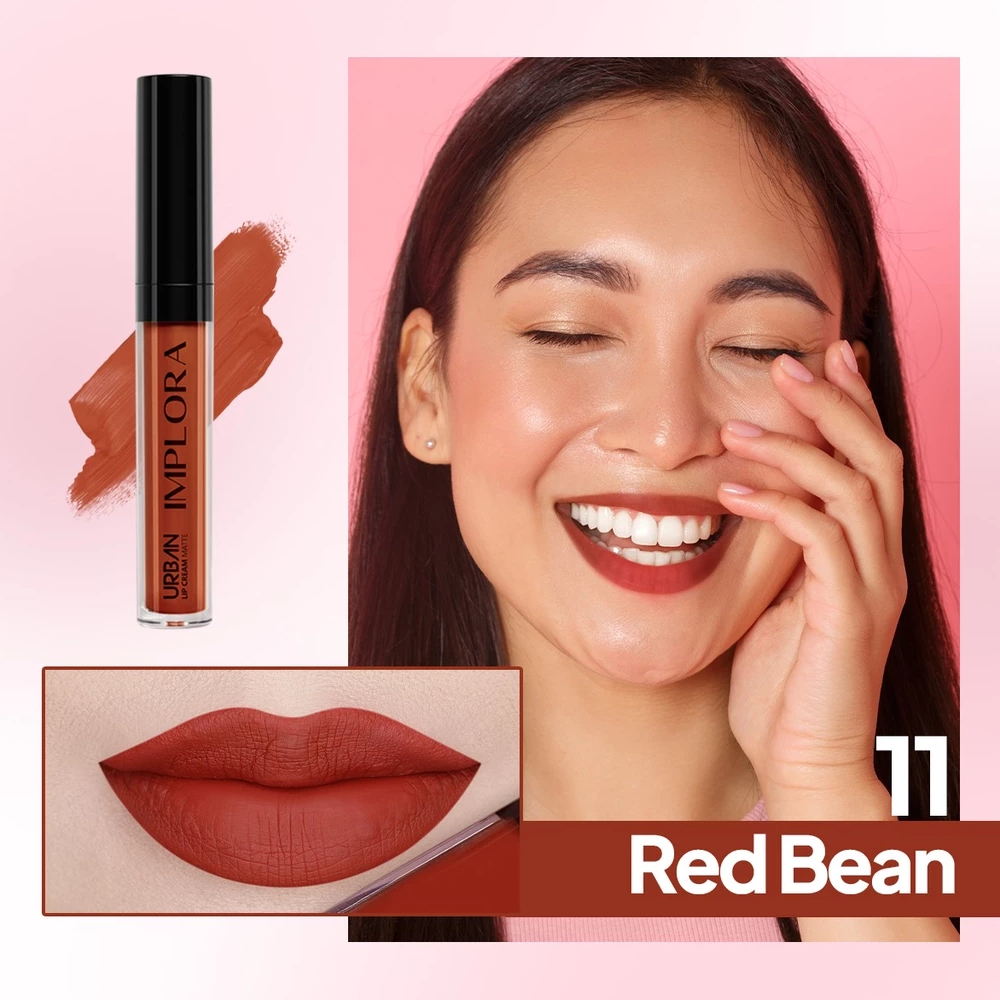 Implora Lip Cream Matte Red Bean