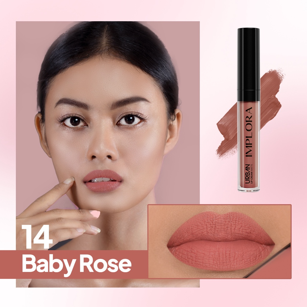 Implora Lip Cream Matte Baby Rose