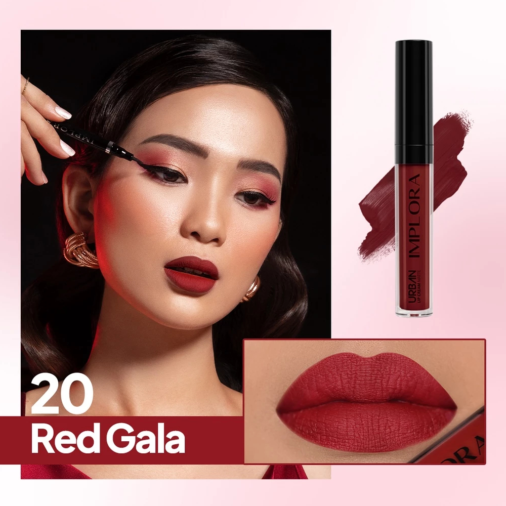 Implora Lip Cream Matte Red Gala