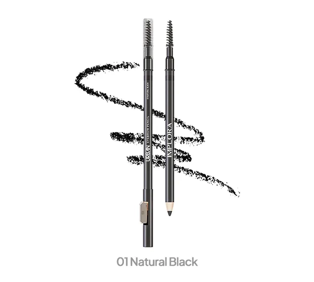 Implora Urban Eyebrow Pencil 01 Natural Black