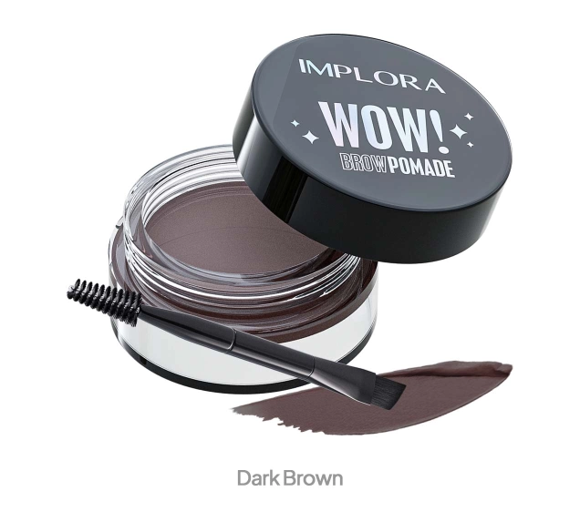 Implora Wow Brow Pomade Dark Brown