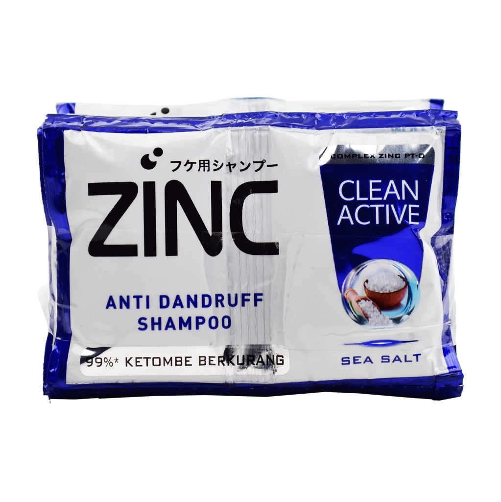 Zinc Shampoo Anti Dandruff Clean Active 12+1x10ML