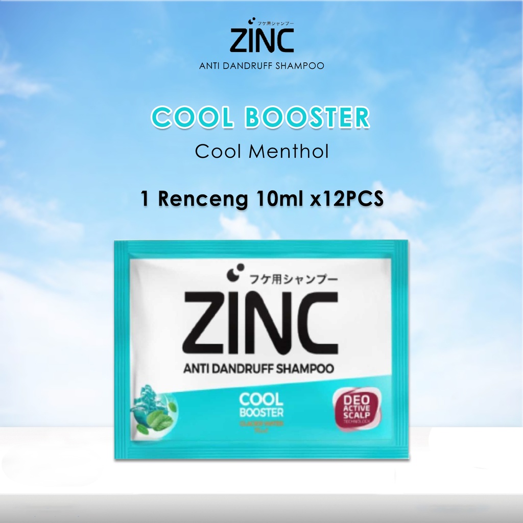 Zinc Shampoo Anti Dandruff Cool Booster 12+1x10ML
