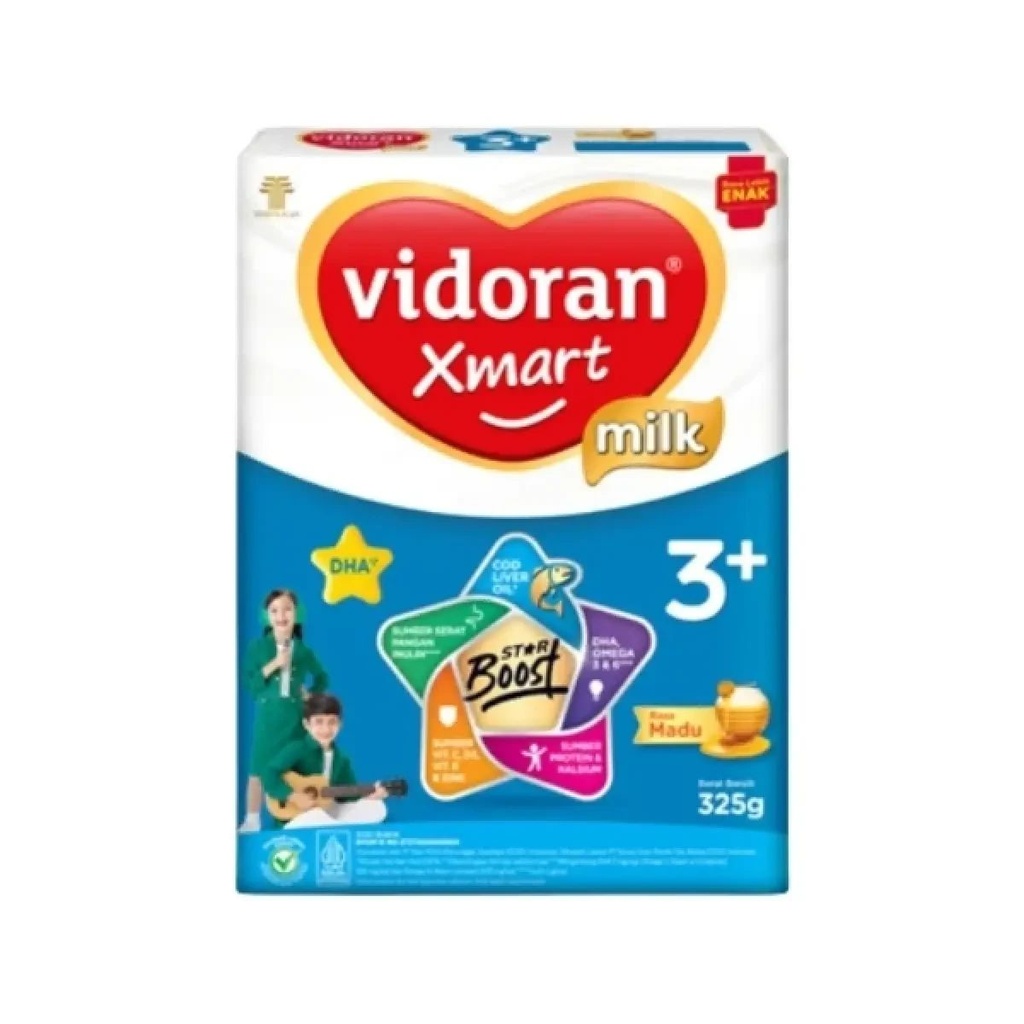 Vidoran Xmart Milk 3+ Madu 325GR
