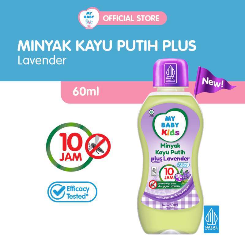 My Baby Kids Minyak Kayu Putih Plus Lavender 60ML