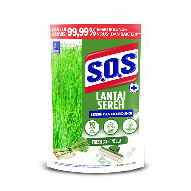 Sos Karbol Sereh Lemon Refill Pch 350ML