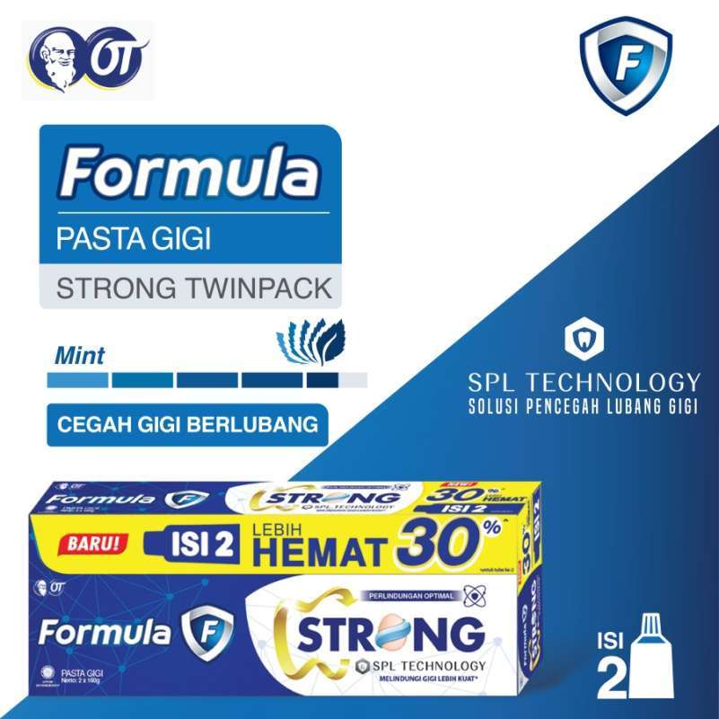 Formula Pasta Gigi Strong 2X160GR