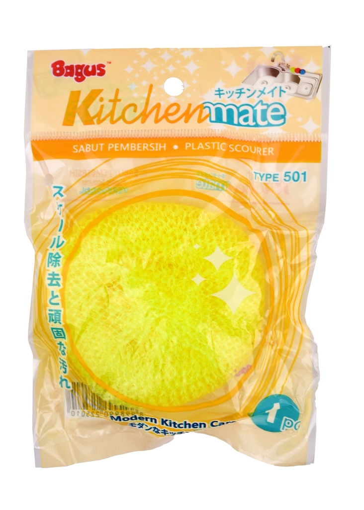 Bagus Kitchenmate Sabut Pembersih Plastik 1's Tipe 501