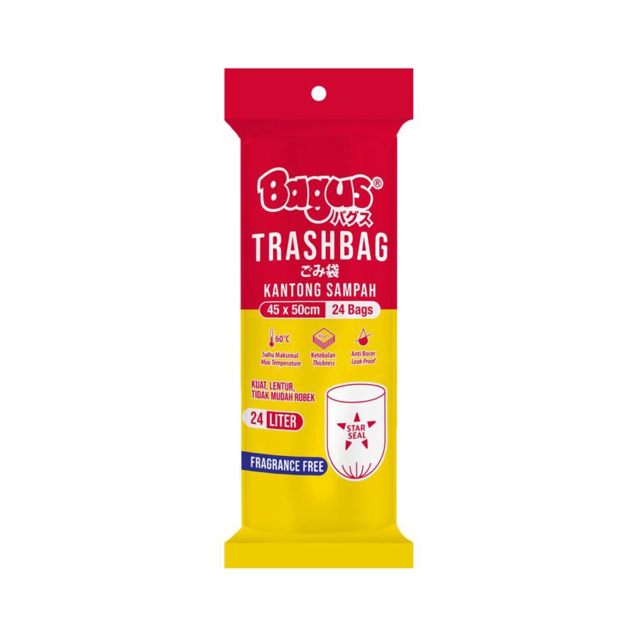 Bagus Trash Bag Roll 45x50 24L