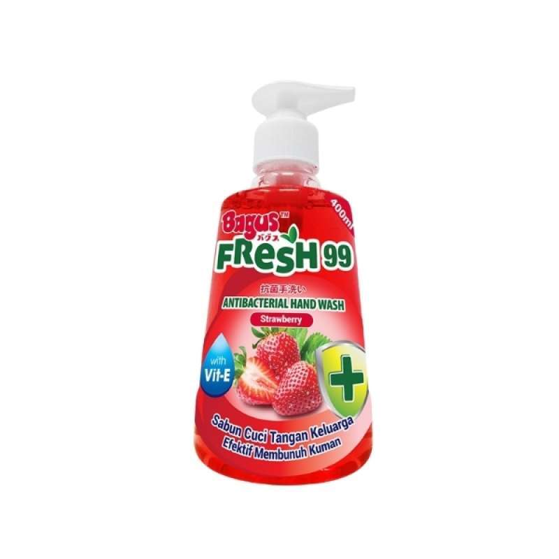 Bagus FRESH 99 H.Wash Botol 400ml - Strawberry