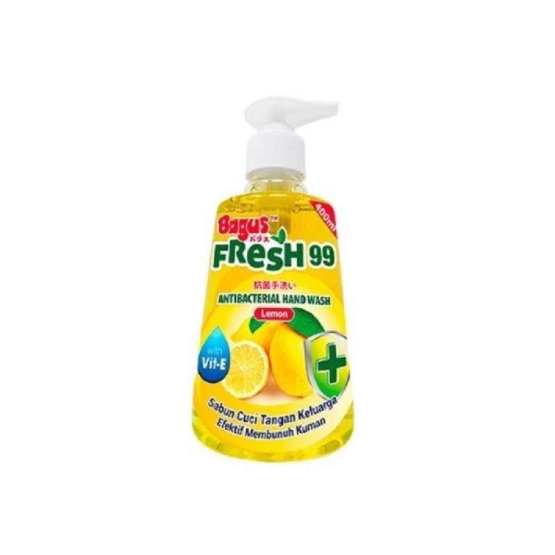 Bagus FRESH 99 H. Wash Botol 400ml - Lemon