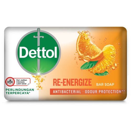 Dettol Bar Soap Re-Energizi Mandarin Orange 100GR