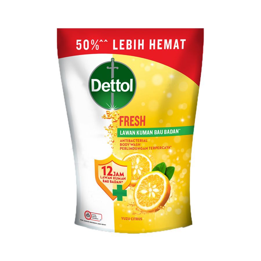Dettol BodyWash Fresh Yuzu Citrus Pch 370GR