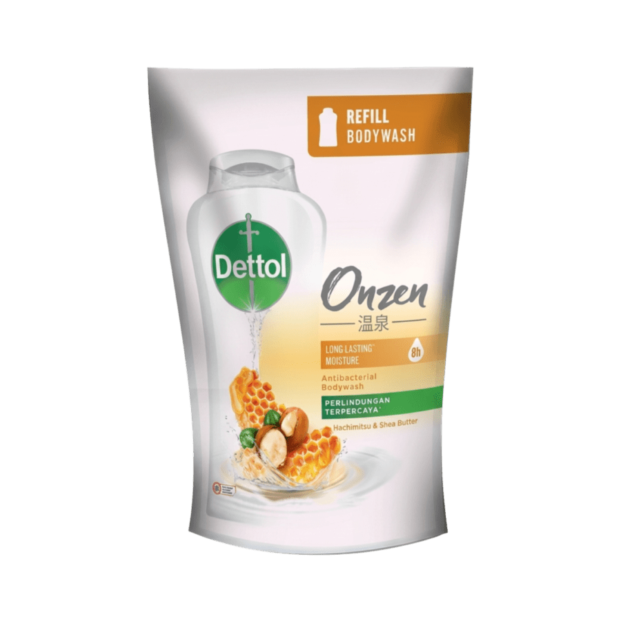 Dettol BodyWash Onzen Hachmitsu&Shea Butter Pch 370GR