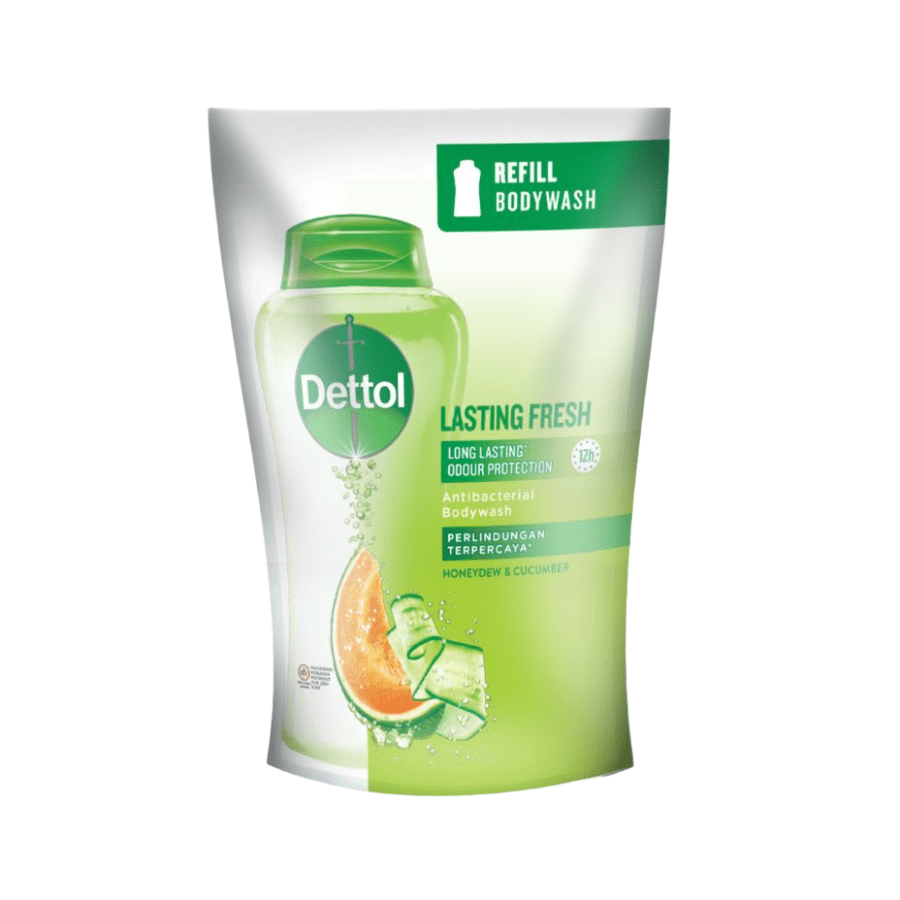 Dettol BodyWash Lasting Fresh Honeydew&Cucumber Pch 370GR