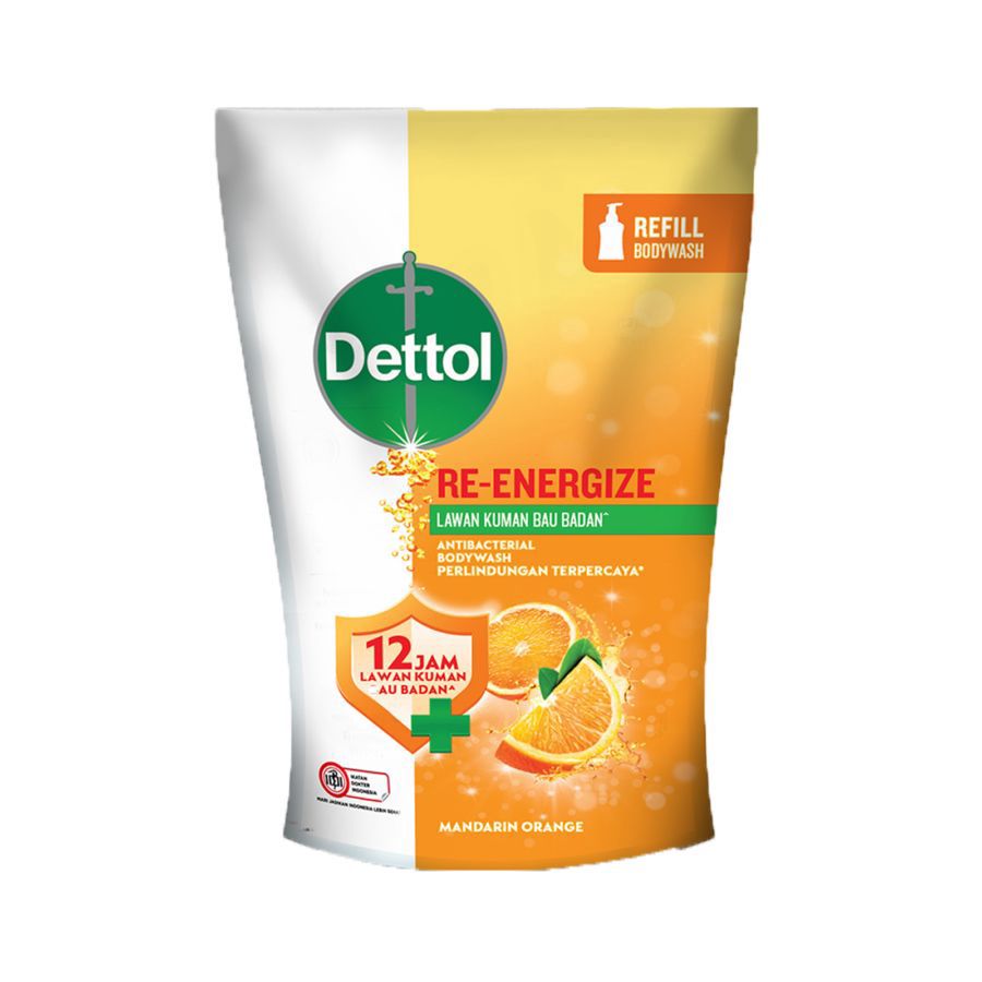 Dettol BodyWash Re-Energize Mandarin Orange Pch 370GR