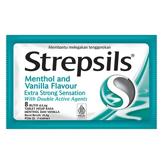 Strepsils Menthol&Vanilla 20,8GR
