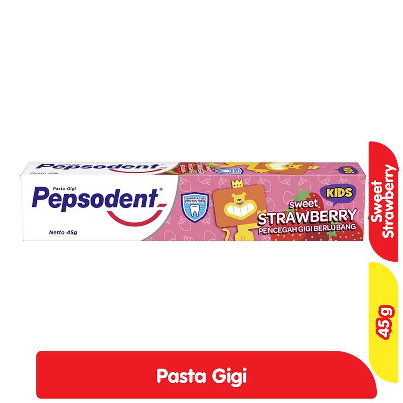 Pepsodent Strw Blstr Reg 45Gr