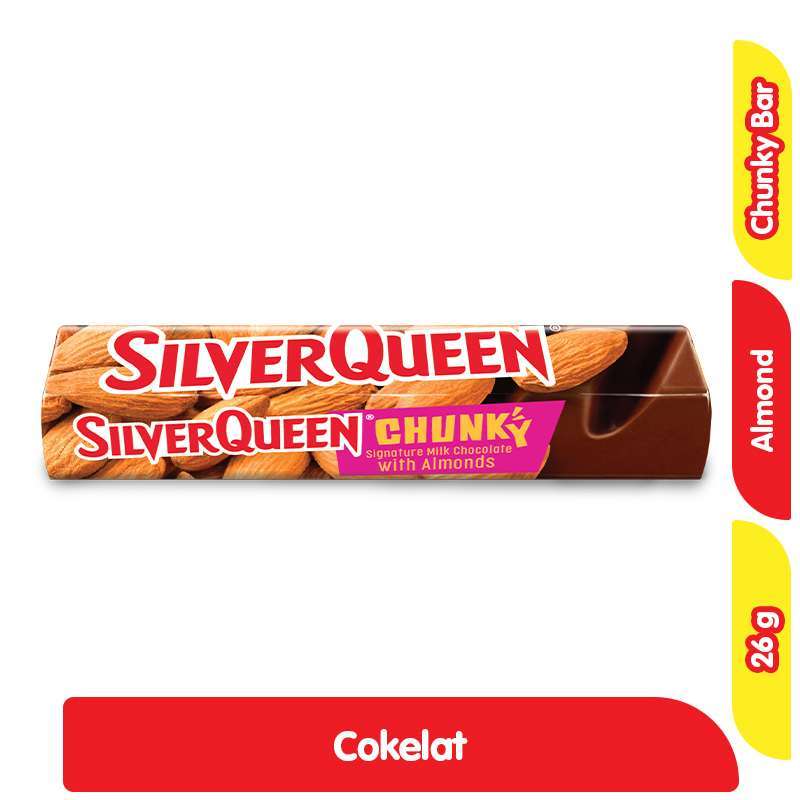Silver Queen Chunky Almonds 26GR