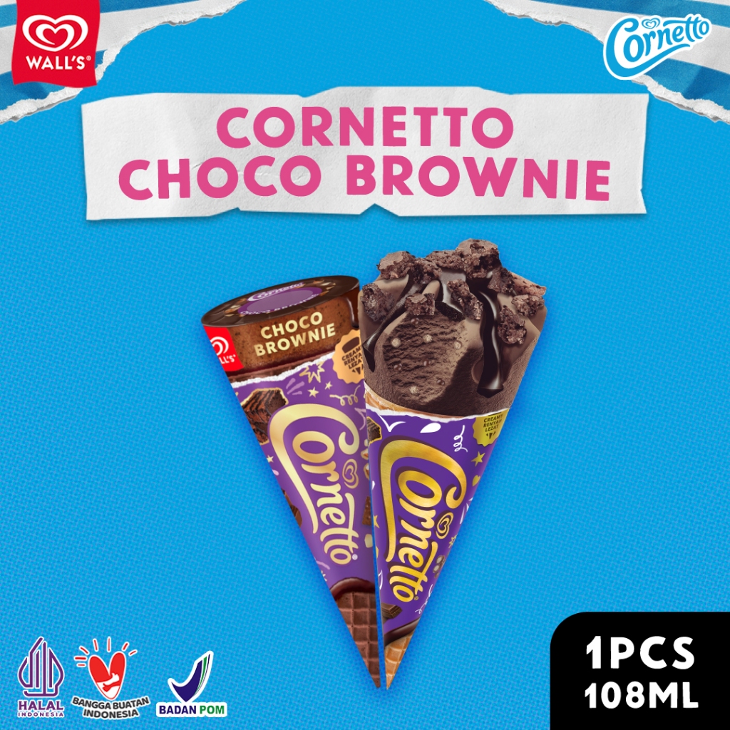 Walls Cornetto Choco Brownie 108ML