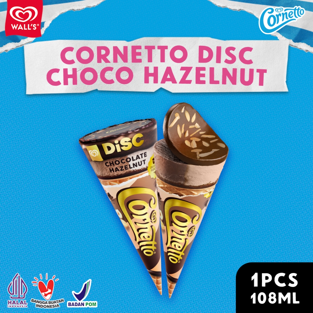 Walls Cornetto Chocolate Hazelnut 108ML