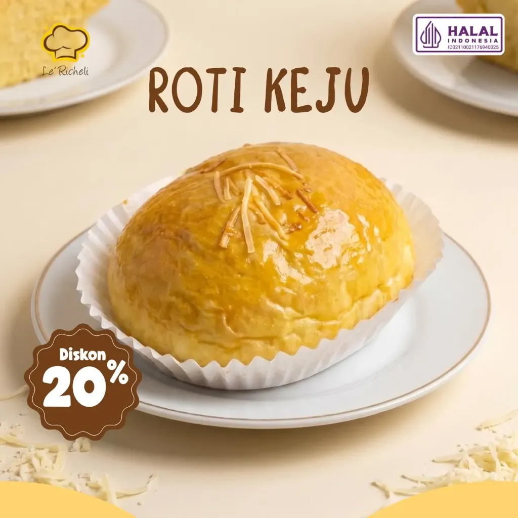 Le Richeli Roti Bundar Keju