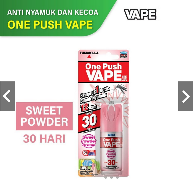 Vape ONE PUSH 30 HR SWEET POWDER