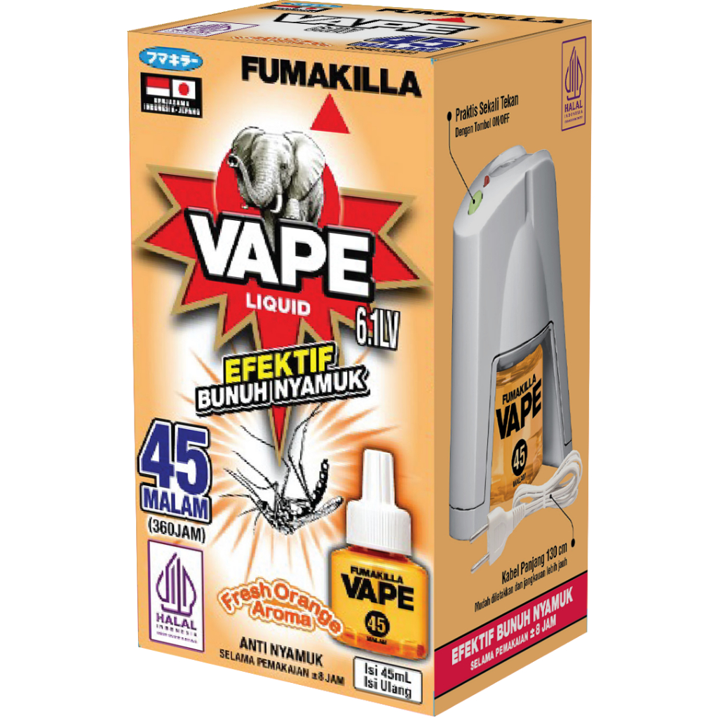 Vape REF 45 MLM ORANGE