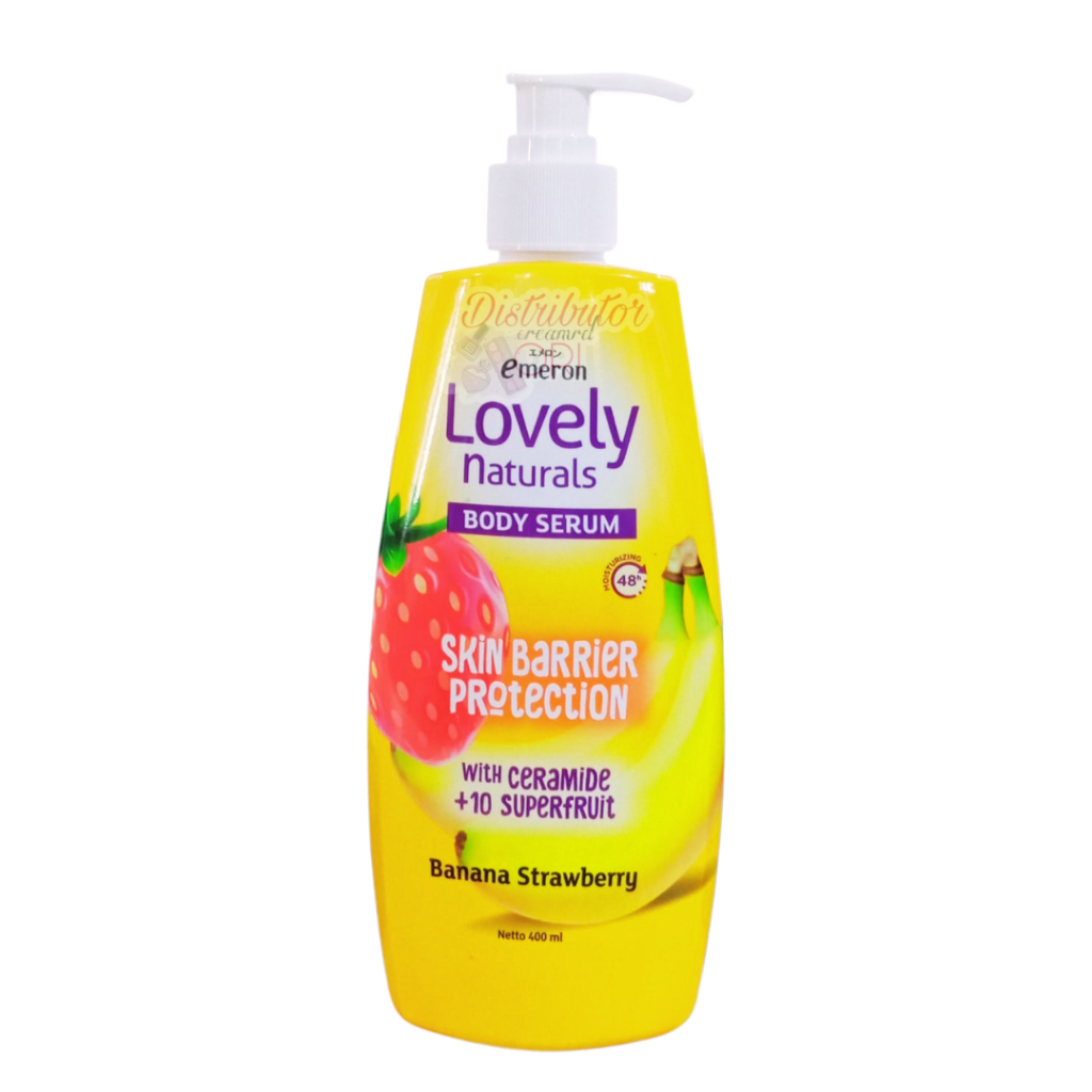 Emeron Lovely Naturals Body Serum Banana Strawberry 400ML