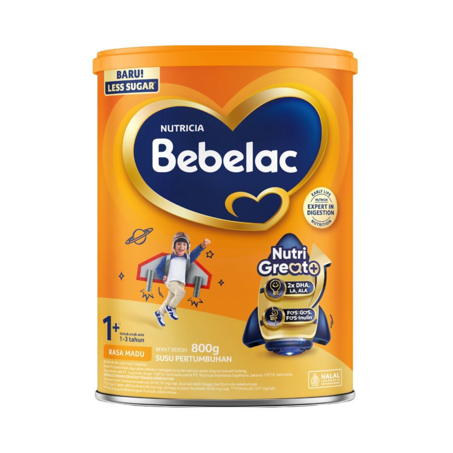 Bebelac 1+ 1-3 Tahun  Madu CAN 800GR