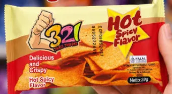 321 Delicious & Crispy Hot spicy 28GR