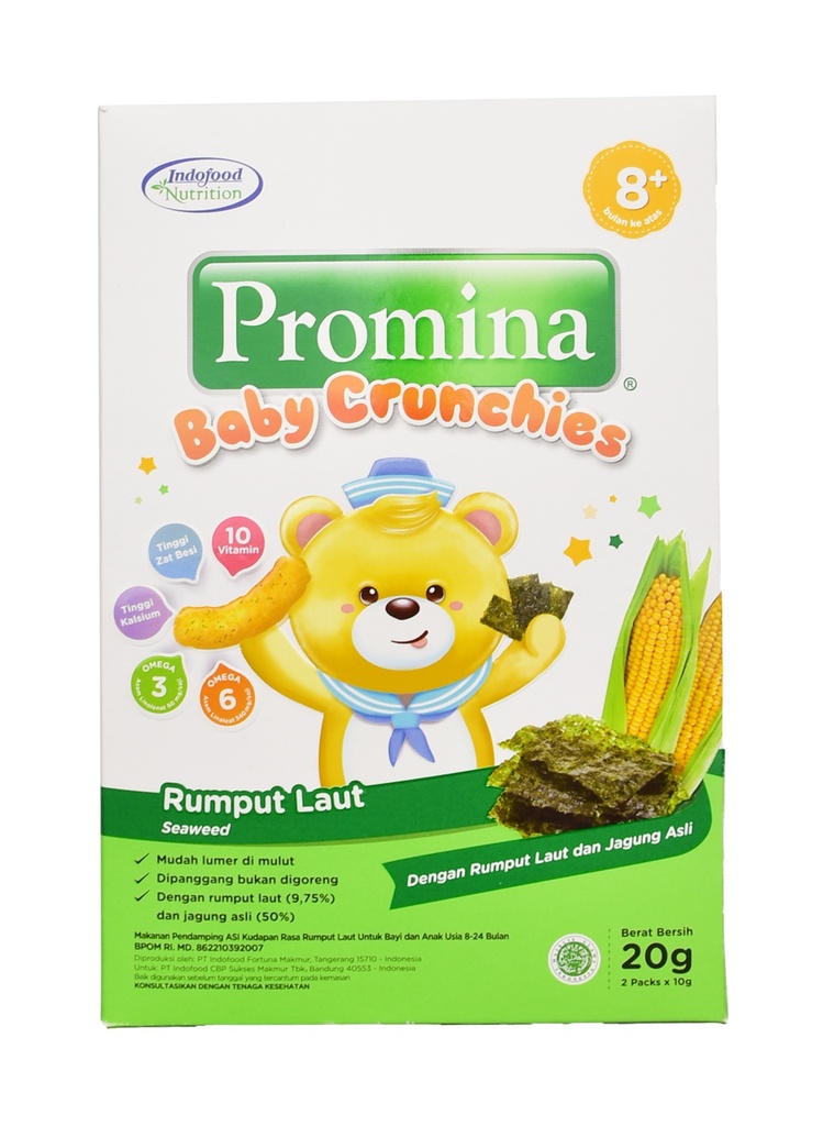 Promina Baby Crunchies Rumput Laut 20GR