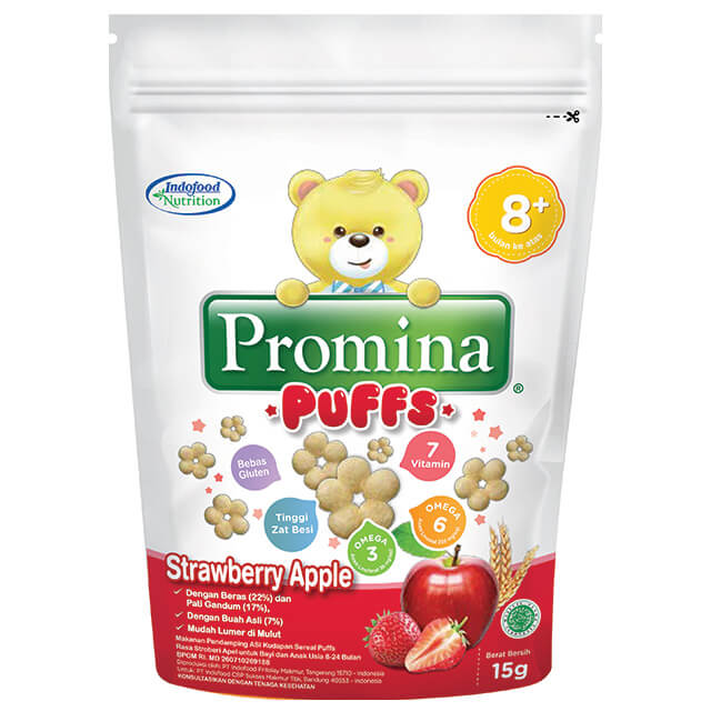 Promina Puff Strawberry Apple Pch 15GR