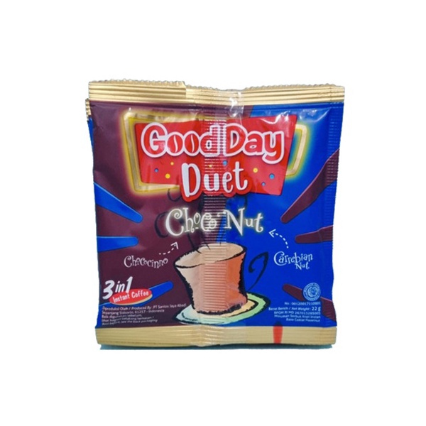 Good Day Duet Choco Nut 3in1 22GR