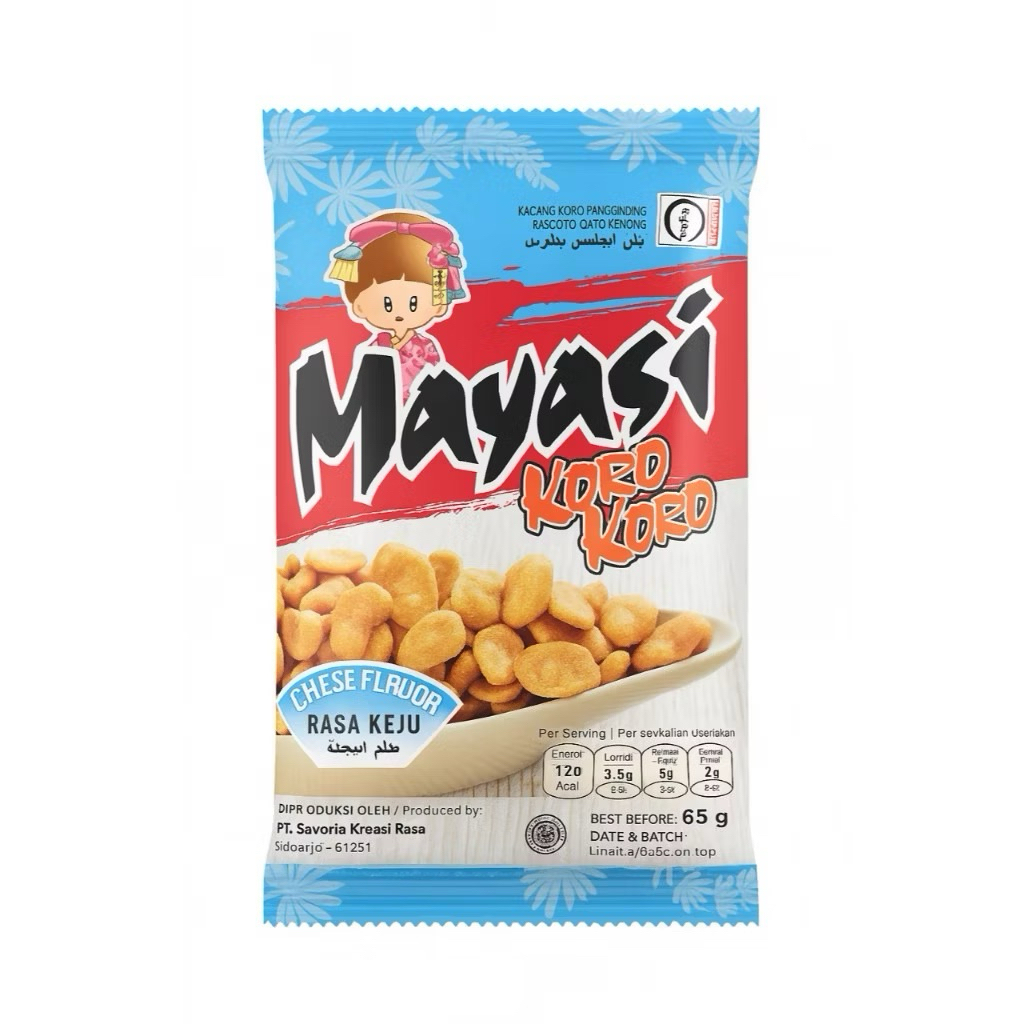 Mayasi Kacang Koro Keju 60GR