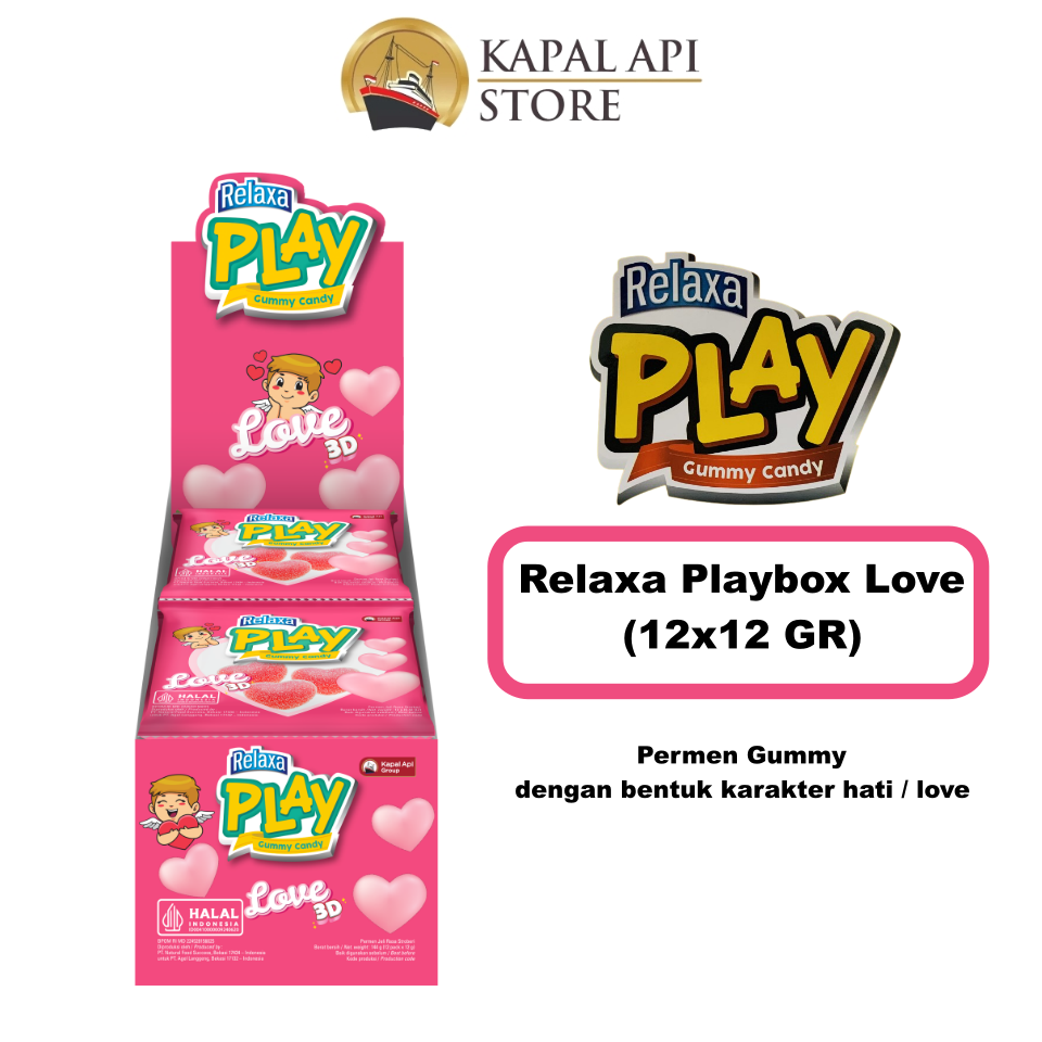 Relaxa Play Gummy Candy Love 3D 12x12GR